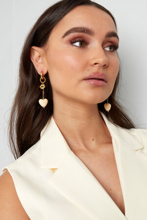 Earrings love on the lips - lilac h5 Picture2